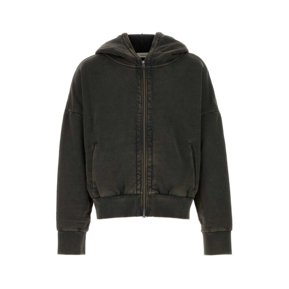 Entire Studios Men Slate Cotton Oversize Sweatshirt